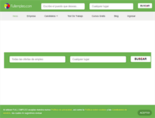 Tablet Screenshot of fullempleoperu.com